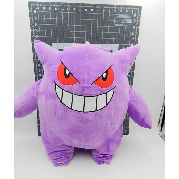 Pokémon Gengar 18 In Plush Stuffed Toy Game Freak 2023 Purple Nintendo Creature - Picture 7 of 9